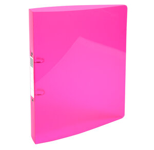Classeur 2 anneaux 30mm IDERAMA PP - A4 maxi rose x 10 EXACOMPTA