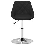 vidaXL Chaises à manger lot de 2 noir similicuir