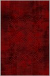 Tapis de salon FISUN 300 x 400 cm - Rouge