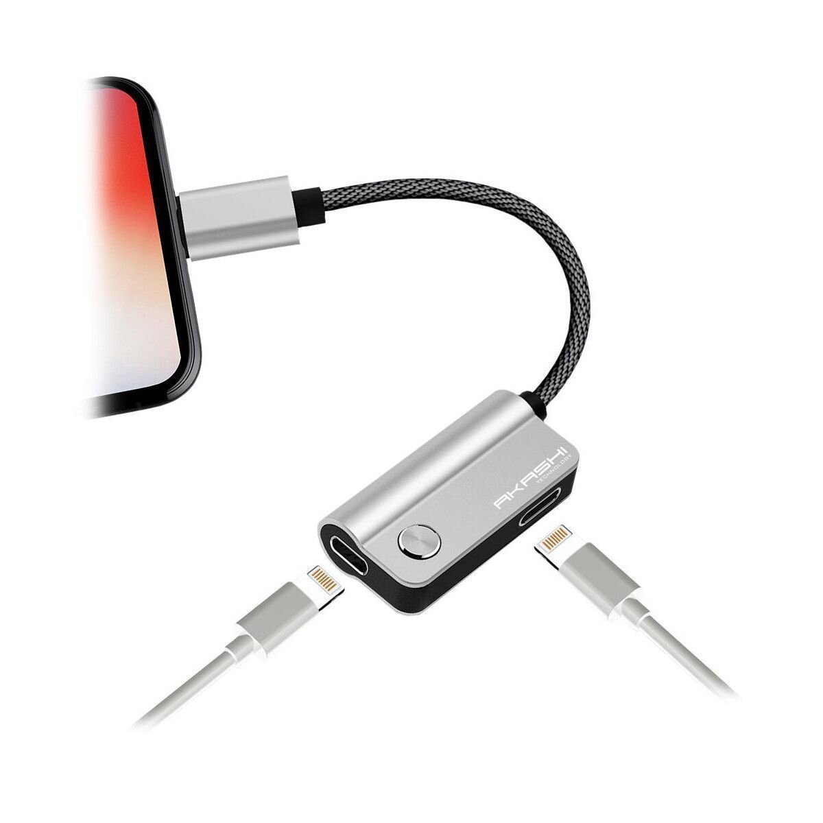 Adaptateur Lightning Vers Jack 3.5 Akashi Altlightx 2 - La Poste