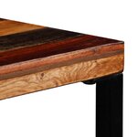 vidaXL Table de bar Bois de récupération massif 70x70x106 cm