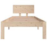vidaXL Cadre de lit sans matelas 75x190 cm