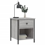 vidaXL Tables de chevet 2 Pièces sonoma gris 40x42x50cm bois d'ingénierie