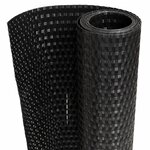 vidaXL Paravent de balcon noir 500x90 cm résine tressée