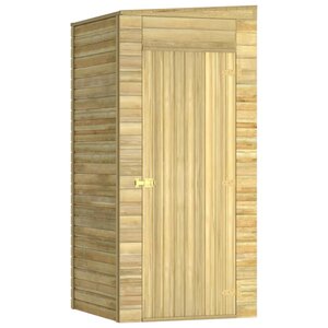vidaXL Abri de stockage de jardin 100x110x218 cm Bois de pin imprégné