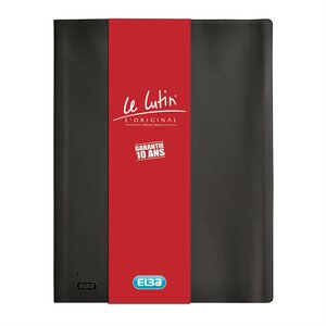 Protège-documents 'Le Lutin Original' PVC 100 Pochettes 200 Vues Noir OXFORD