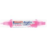 Marqueur acryl 3d dble pointe 5400 rose fluOrescent 2-3 mm  5-10 mm EDDING