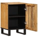 vidaXL Armoire de salle de bain 38x34x58 cm bois manguier massif brut