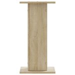 vidaXL Supports pour plantes 2 Pièces chêne sonoma bois d'ingénierie
