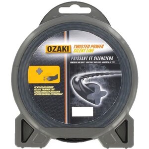 JARDIN PRATIQUE Fil nylon hélicoidal OZAKI PREMIUM pour débroussailleuse - Ø 2,4 mm - L x 15 m