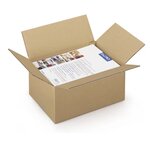 15 cartons d'emballage 31 x 21.5 x 10 cm - Simple cannelure