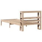 vidaXL Cadre de lit sans matelas 90x200 cm bois de pin massif