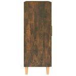 vidaXL Buffet Chêne fumé 69 5x34x90 cm Bois d'ingénierie