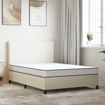 vidaXL Matelas en mousse moyennement doux 140x190 cm