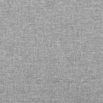 vidaXL Cadre de lit sans matelas gris clair 120x200 cm tissu