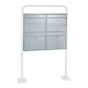 Profirst mail pm 374 Bloc 4 boîtes aux lettres inox