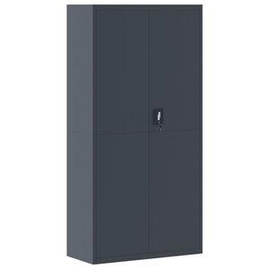 vidaXL Classeur anthracite 90x40x180 cm Acier