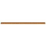 vidaXL Lit surélevé de jardin 1152x50x36 cm acier corten