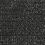 vidaXL Voile d'ombrage 160 g/m² Anthracite 2 5x4 5 m PEHD