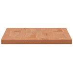 vidaXL Dessus de table 80x40x2 5 cm rectangulaire bois massif de hêtre