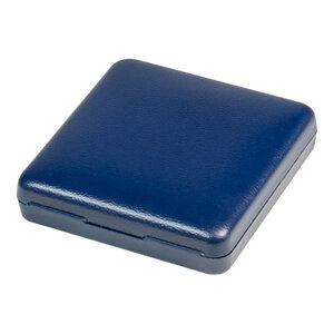 Écrin monnaie avec plateau velours bleu pour pièces de 18 à 50 mm. Diamètre intérieur - 18 mm