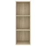 vidaXL Meuble TV mural Chêne sonoma 37x37x107 cm Bois d’ingénierie