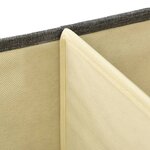 vidaXL Boîte de rangement Tissu 50x30x25 cm Anthracite
