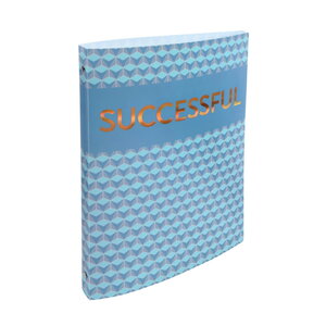 Classeur souple pour format a4 - 4 anneaux 15m - holographie successful