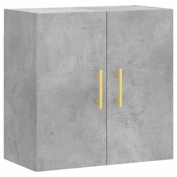 vidaXL Armoire murale gris béton 60x31x60 cm bois d'ingénierie
