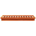 vidaXL Cadre de lit à LED sans matelas 160x200 cm bois massif