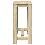vidaXL Table de bar chêne sonoma 102x50x103 5 cm bois d'ingénierie
