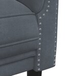 vidaXL Ensemble de canapés 2 Pièces gris foncé velours