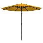 Madison Parasol Paros II Luxe 300 cm Lueur dorée