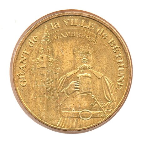 Mini médaille Monnaie de Paris 2008 - Géant de la ville de Béthune