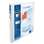 Classeur Pp Personnalisable Kreacover - 2 Anneaux En D 15mm - A4 Maxi - Blanc - X 10 - Exacompta
