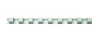 Baguettes de reliure plastiques, rondes, bleu, 8mm, Pack de 100 FELLOWES