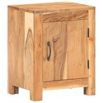 vidaXL Table de chevet 40x30x50 cm Bois d'acacia massif