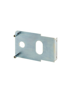 THIRARD - Plaque de fixation pour serrure horizontale  à souder  zingué