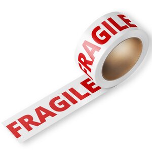 Ruban adhésif 6 rouleaux – 48 mm x 100 m  Qualité avec message "Fragile" – Bulteau Systems
