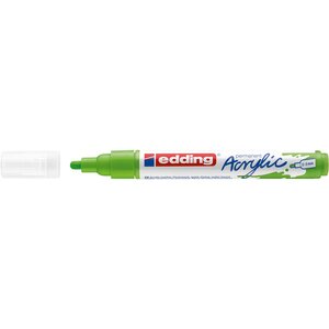 Marqueur acrylique moyen 5100 vert jaune 2-3 mm EDDING