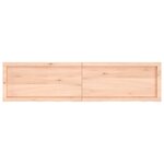 vidaXL Étagère murale 160x40x(2-4) cm bois de chêne massif non traité