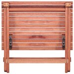 vidaXL Ensemble à manger d'extérieur 4 Pièces pour enfants Eucalyptus