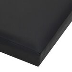 vidaXL Tabourets de rangement pliables lot de 2 noir similicuir