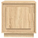 vidaXL Tables de chevet 2Pièces chêne sonoma 44x35x45cm bois d'ingénierie
