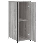 vidaXL Tables de chevet 2 Pièces sonoma gris 32x42x80cm bois d'ingénierie