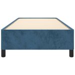 vidaXL Cadre de lit Bleu foncé 80x200 cm Velours