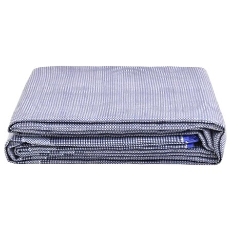 vidaXL Tapis de tente 350x250 cm Bleu