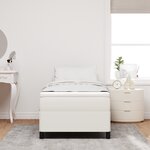 vidaXL Cadre de lit Crème 80x200 cm Tissu côtelé