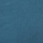 vidaXL Cadre de lit sans matelas bleu 200x200 cm velours