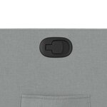 vidaXL Fauteuil inclinable Gris clair Tissu